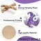 Gnome Lavender Flower Sign for Front Door Decor, Anemone Purple Buffalo Plaid Wood Door Hanger for Outdoor Outside Porch, Summer Farmhouse Wooden Wreath Indoor Wall Hanging Decoration